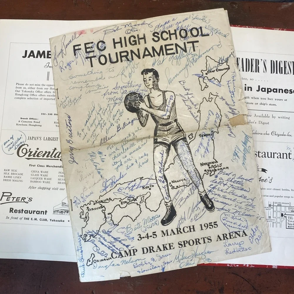 1955 YOKOHAMA YO-HI American High School Yearbook‎ Yokohama, JAPAN